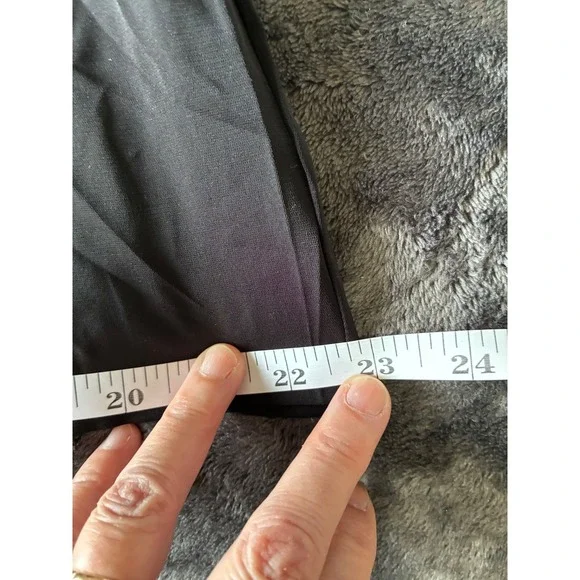 Cupshe Black Ruffle Front V-Neck Mini Dress Short SleeveSize S NEW (A9) - Picture 9 of 10